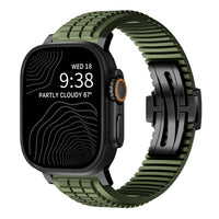 Green Band-Black Buckle