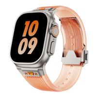 Orange Band -Titanium Buckle
