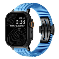 Turquoise Band-Black Buckle