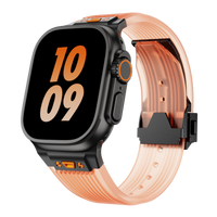 Orange Band-Black Buckle