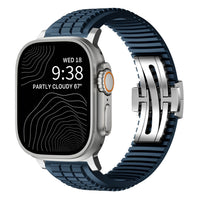 Blue Band-Silver Buckle