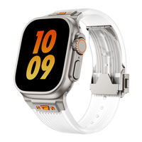 Transparent Band -Titanium Buckle