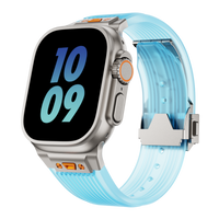 Blue Band-Titanium Buckle